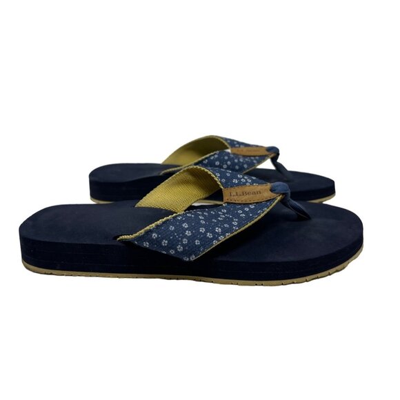 L.L. Bean Women's Maine Isle Flip Flops Size 6M - Picture 1 of 9